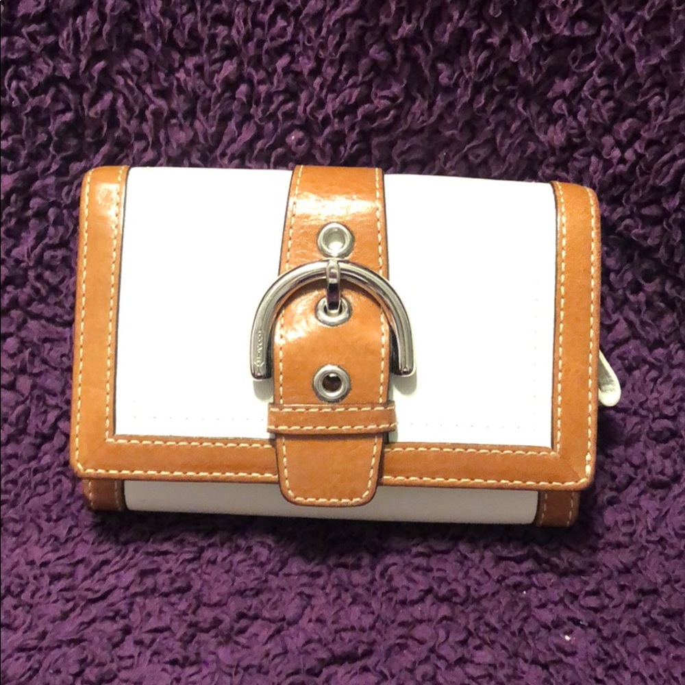 All leather Coach wallet
